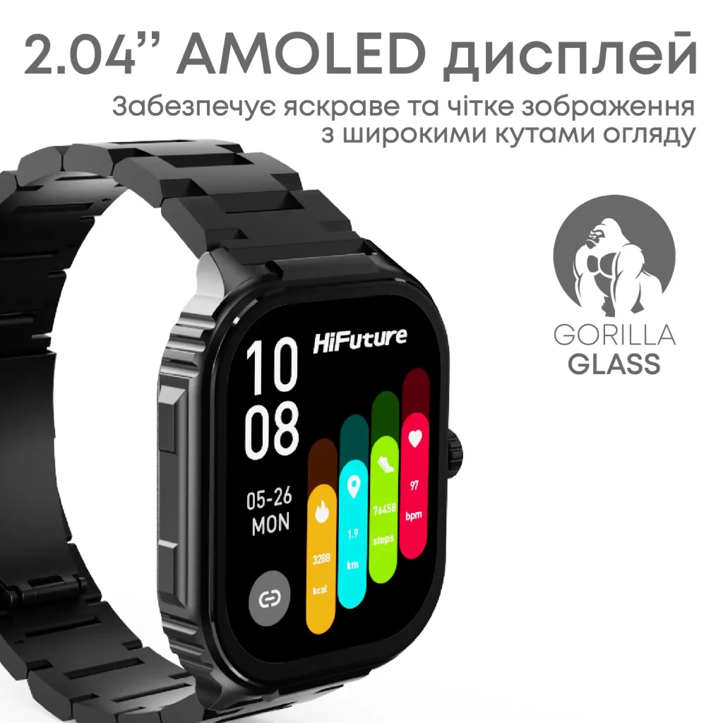 Смарт-часы HiFuture Ultra3 Pro Black UA