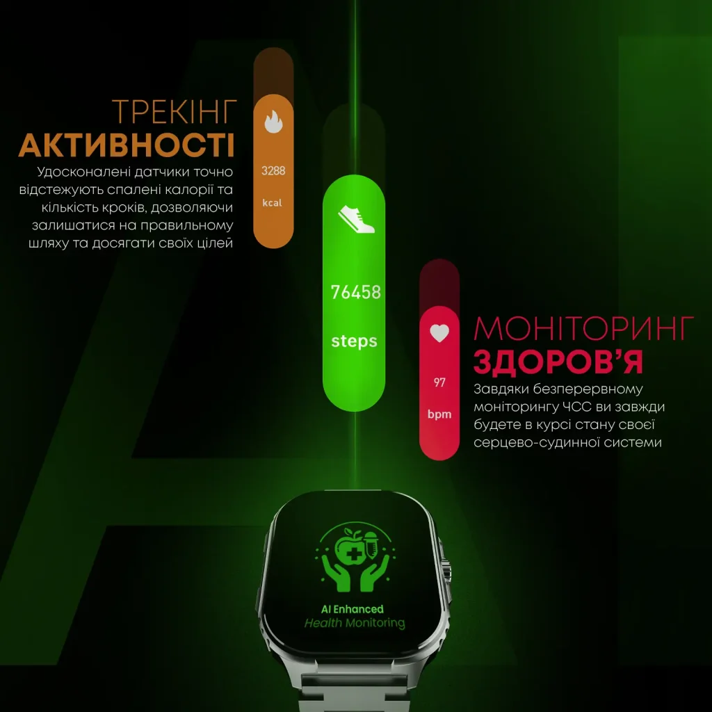 Смарт-часы HiFuture Ultra3 Pro Black UA
