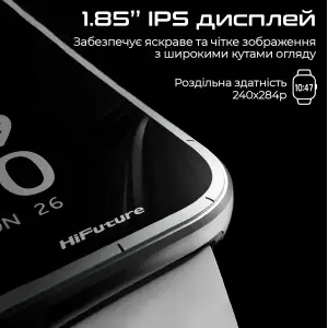 Смарт-годинник HiFuture Zone3 Black UA