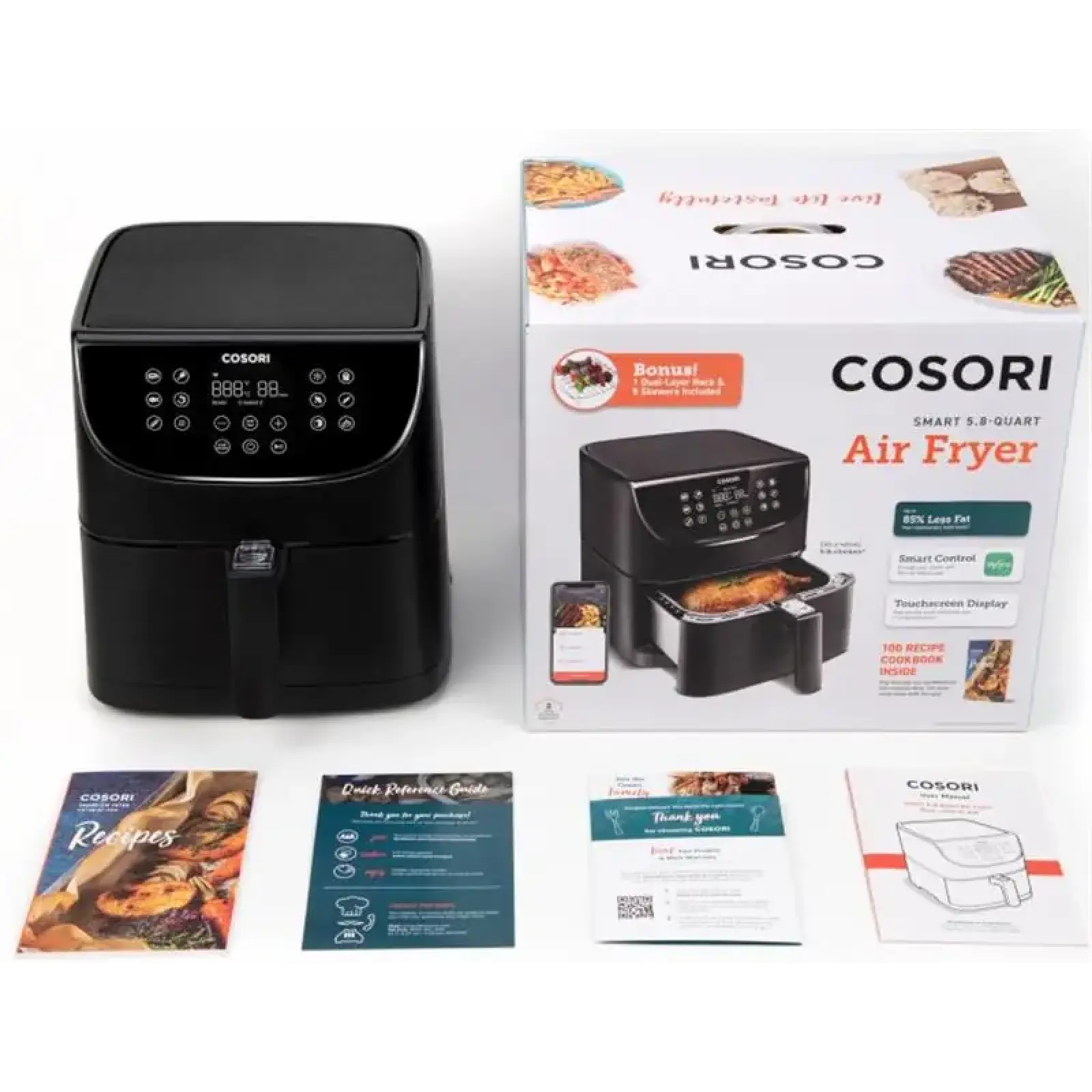 Мультипечь Cosori Smart CS158-AF-RXB (KAAPAFCSSEU0017) UA