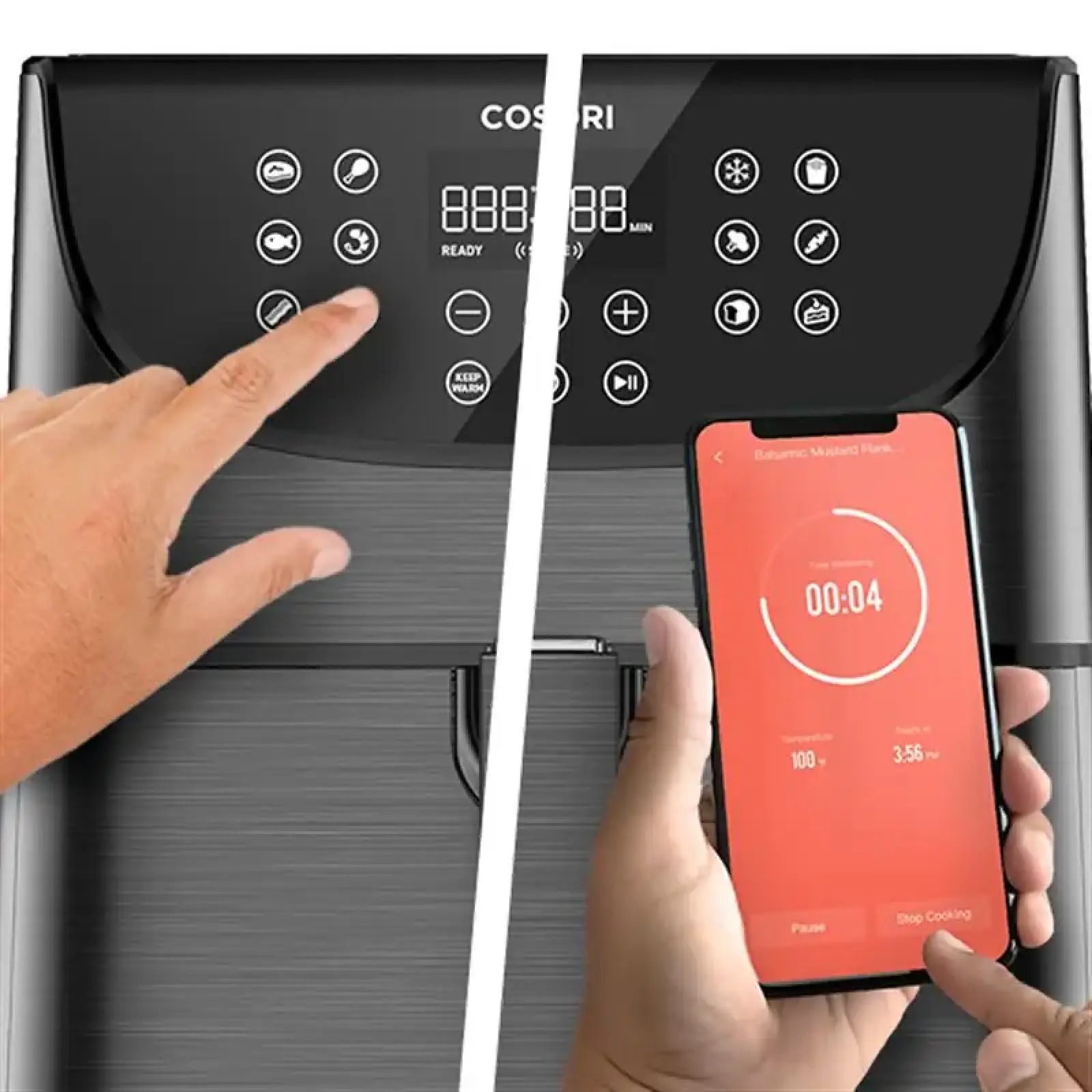 Мультипечь Cosori Smart CS158-AF-RXB (KAAPAFCSSEU0017) UA