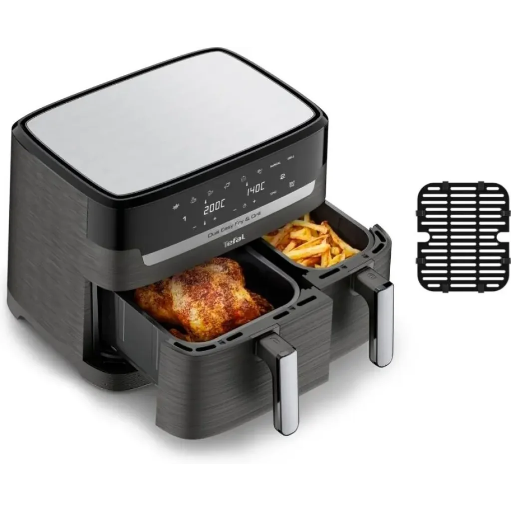 Мультипечь Tefal Dual EasyFry&Grill AirFryer EY905B10 UA