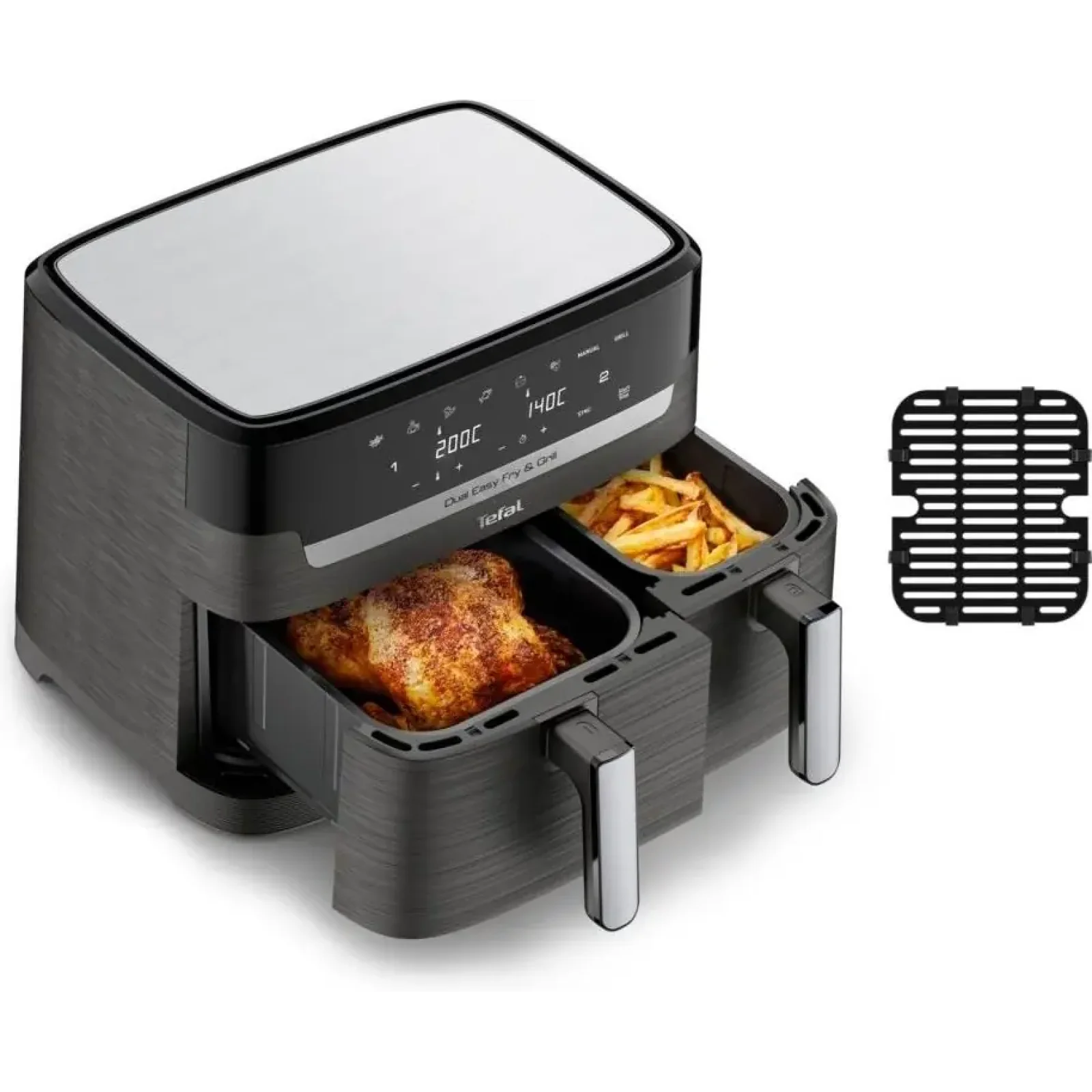 Мультипечь Tefal Dual EasyFry&Grill AirFryer EY905B10 UA