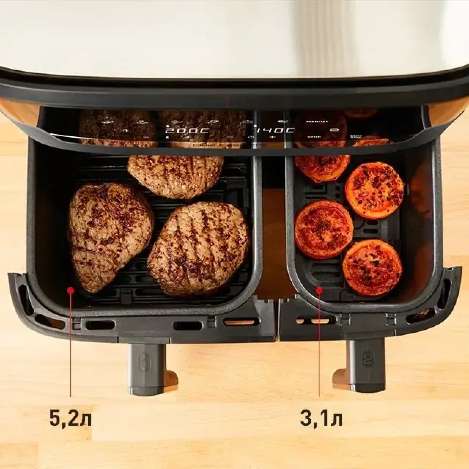 Мультипечь Tefal Dual EasyFry&Grill AirFryer EY905B10 UA