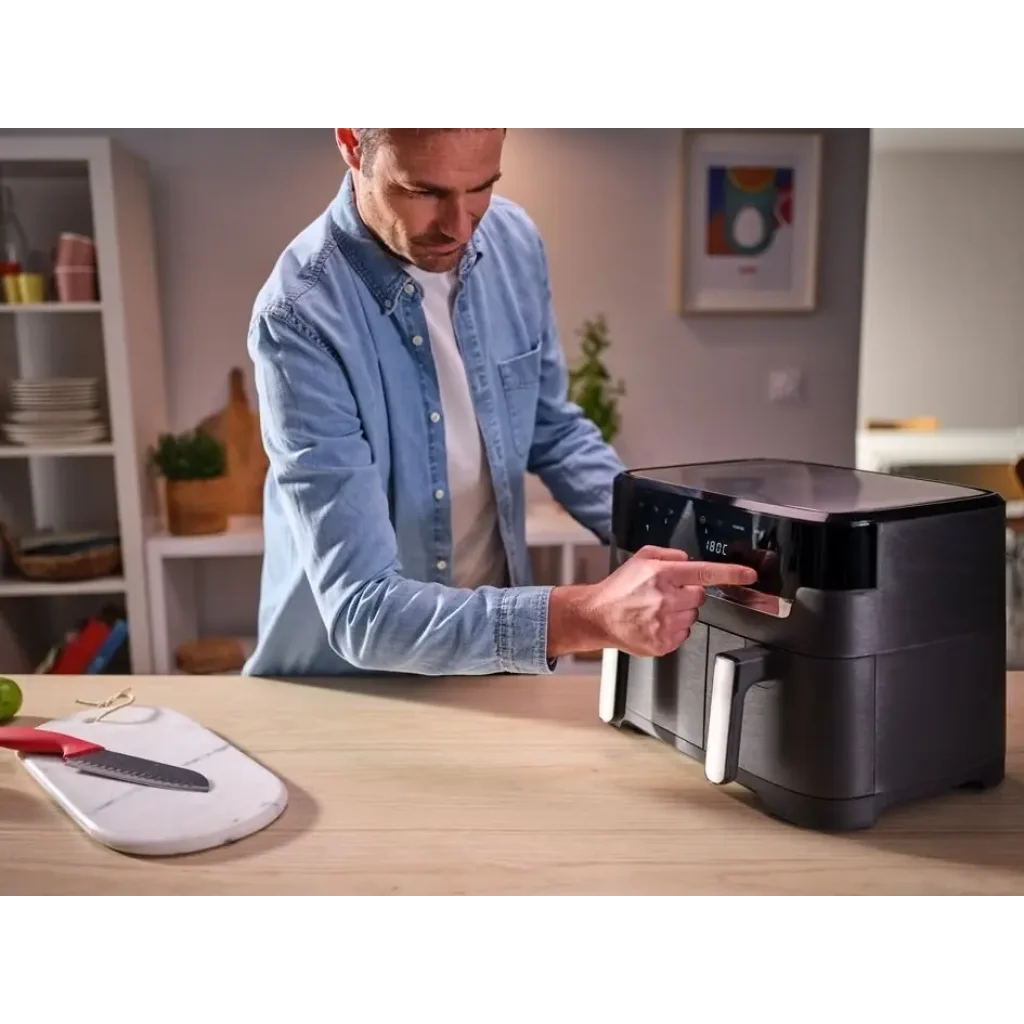 Мультипечь Tefal Dual EasyFry&Grill AirFryer EY905B10 UA