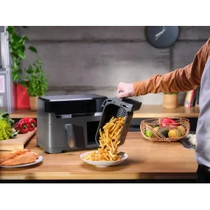 Мультипечь Tefal Dual EasyFry&Grill AirFryer EY905B10 UA