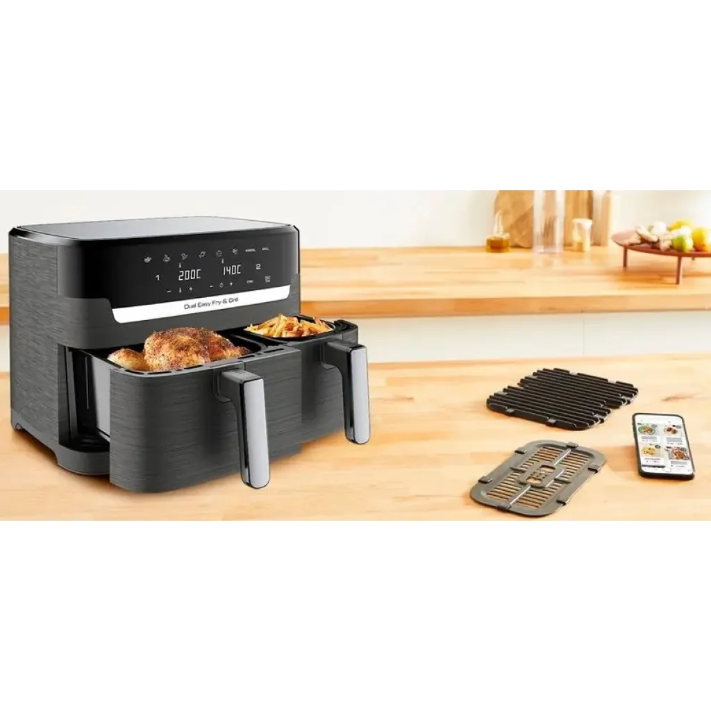 Мультипечь Tefal Dual EasyFry&Grill AirFryer EY905B10 UA