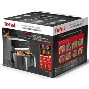 Мультипечь Tefal Dual EasyFry&Grill AirFryer EY905B10 UA