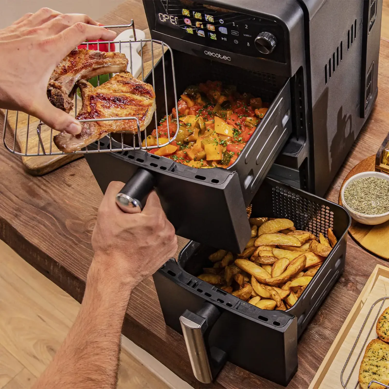 Мультипечь Cecotec Cecofry DuoLevel 10000 (A01_EU01_109329) UA