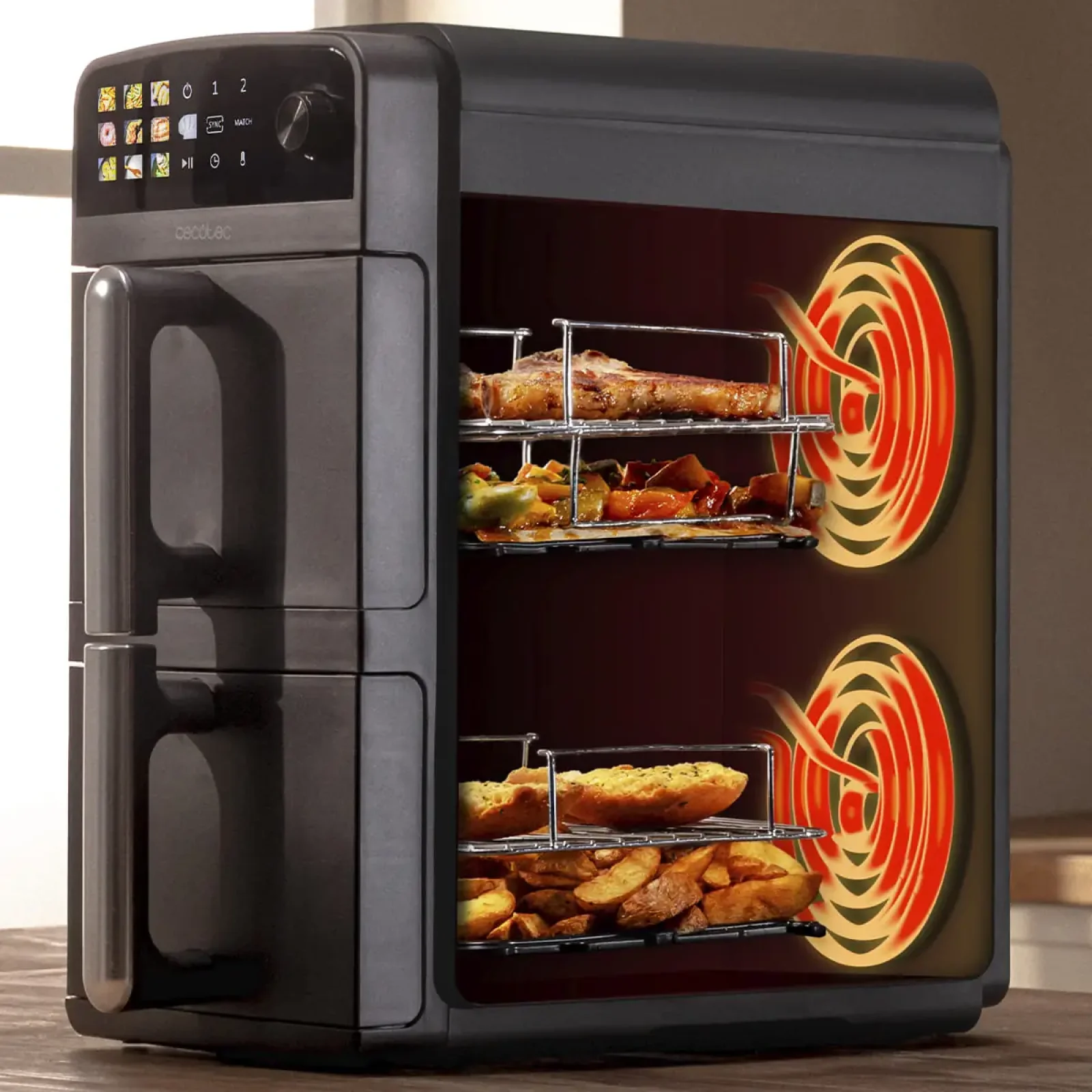 Мультипечь Cecotec Cecofry DuoLevel 10000 (A01_EU01_109329) UA