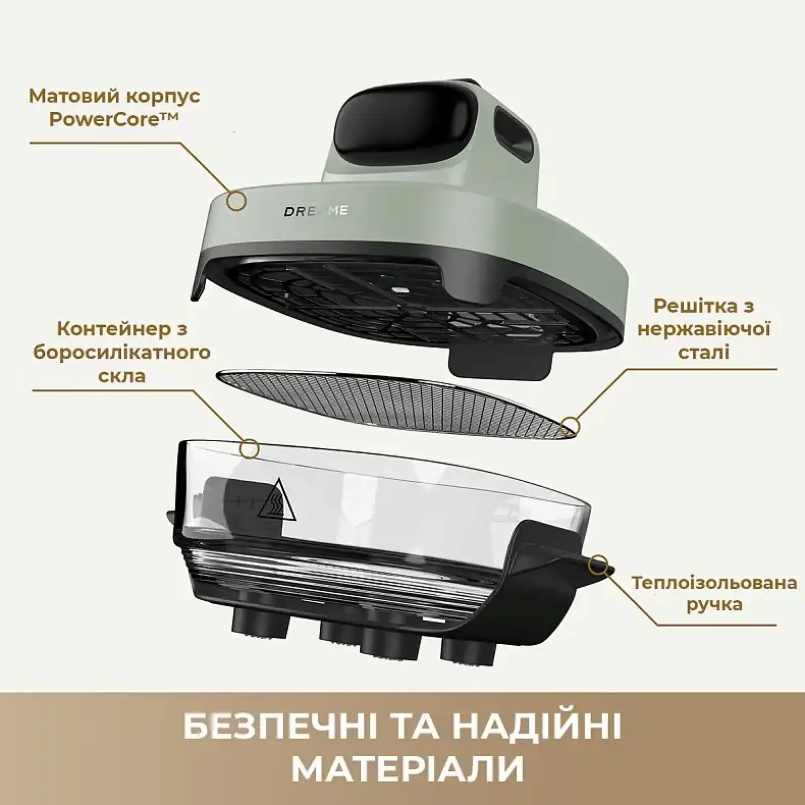 Мультипіч Dreame Tasti PT60 4.5L+2.5L Starlight Gray (DREAME-PT60-SG) UA