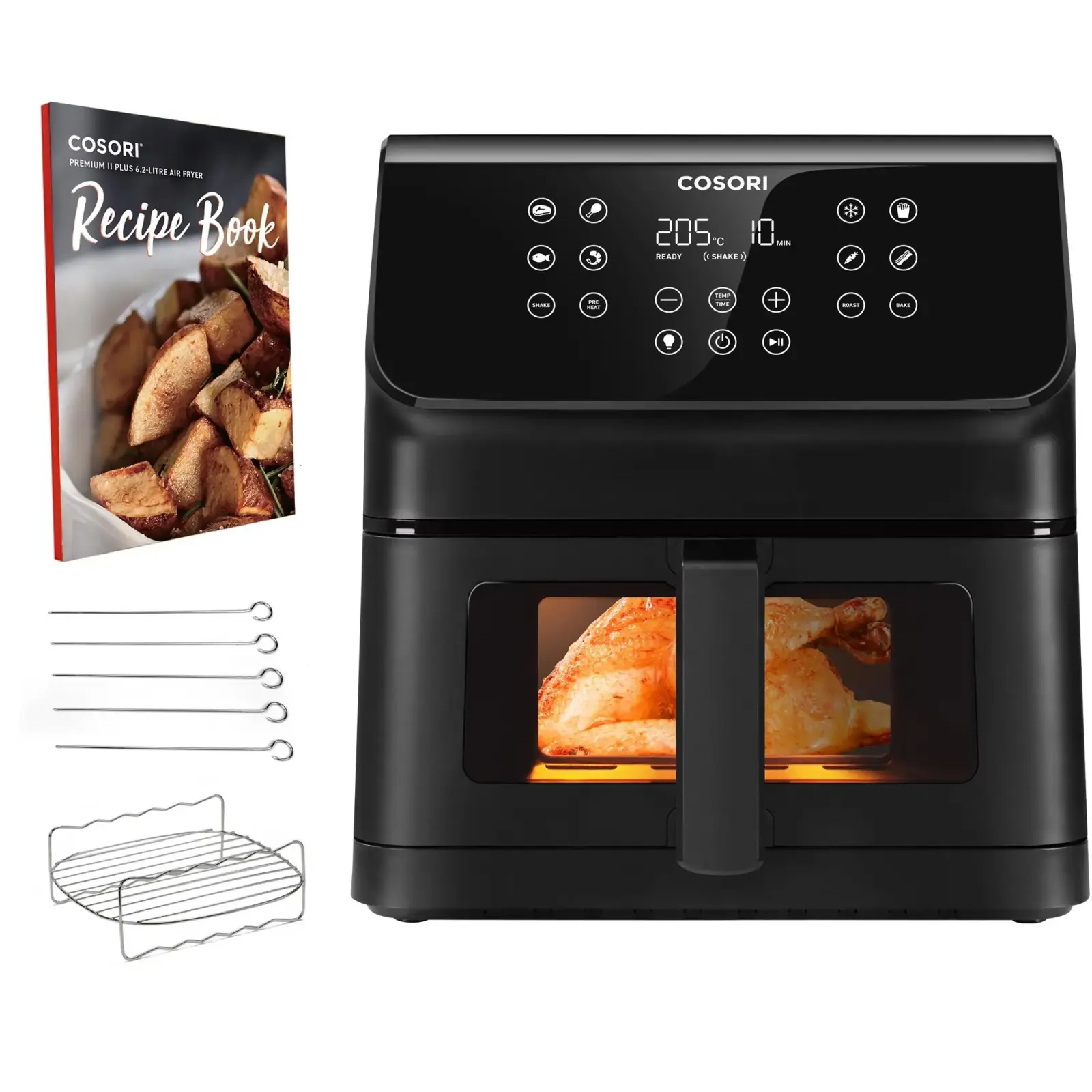 Мультипечь Cosori Premium II Plus 6.2-Litre CAF-P653-KEUR (KAAPAFCSNEU0170Y) UA