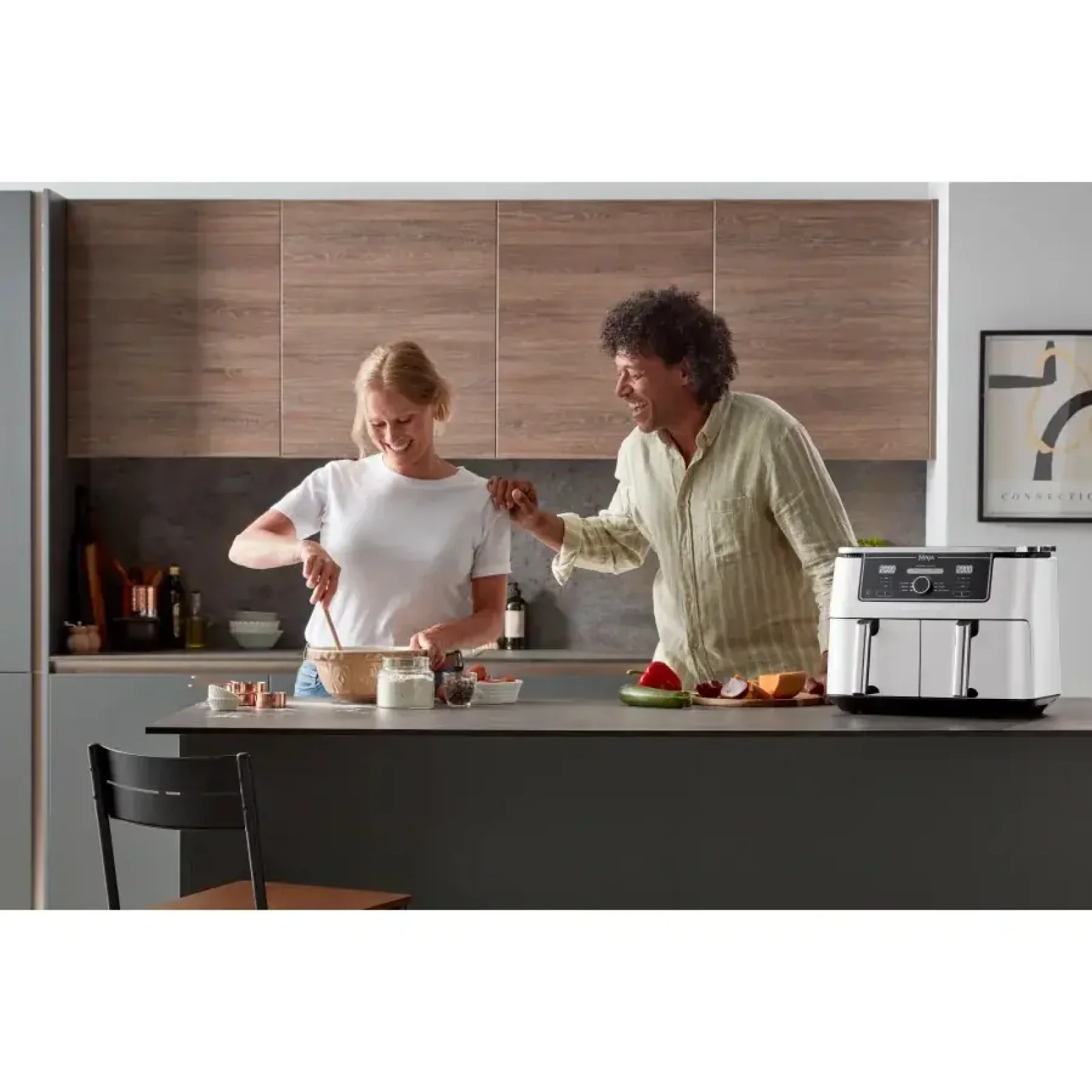 Мультипечь Ninja Foodi Dual Zone AF400EUWH UA