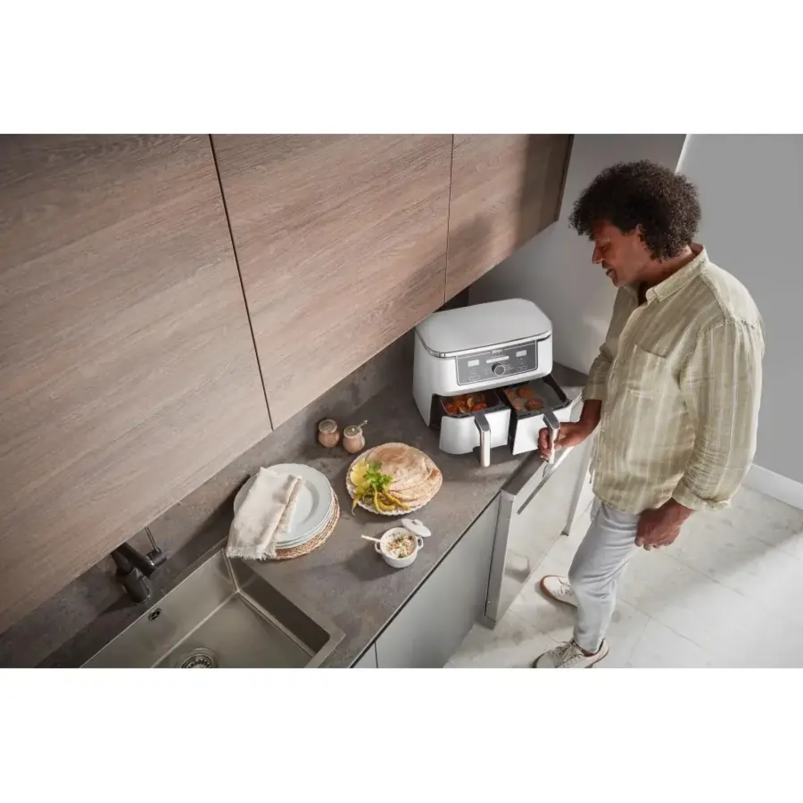 Мультипечь Ninja Foodi Dual Zone AF400EUWH UA