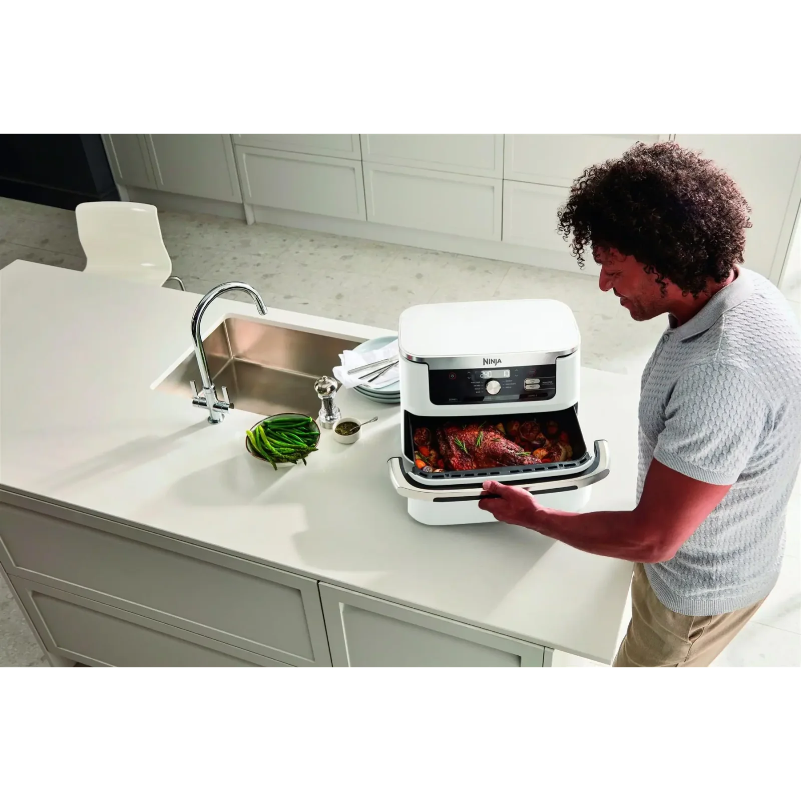 Мультипечь Ninja Foodi FlexDrawer AF500EUWH UA