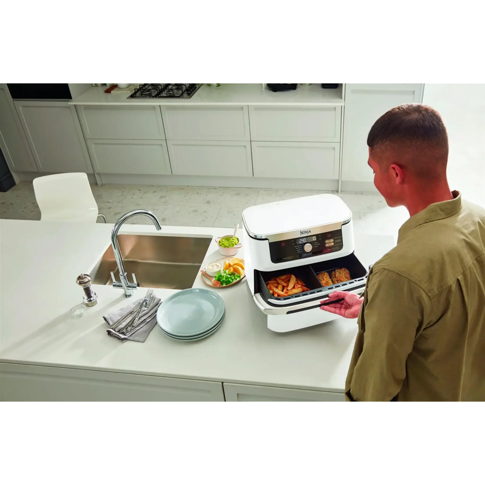 Мультипечь Ninja Foodi FlexDrawer AF500EUWH UA