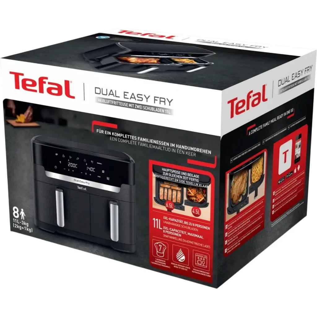 Мультипечь Tefal Dual Easy Fry XXL EY9428E0 UA