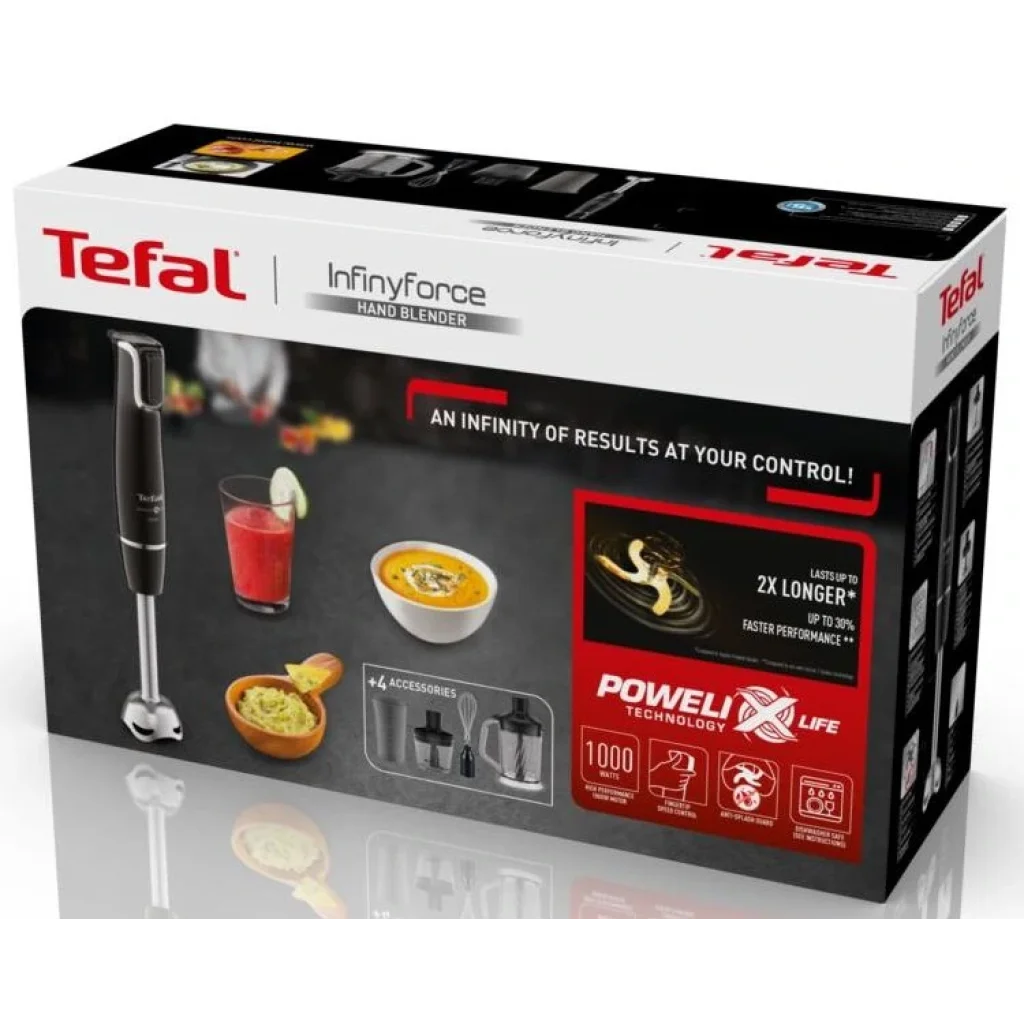 Блендер Tefal Infinyforce Hand Blender With XL HB94L830 UA