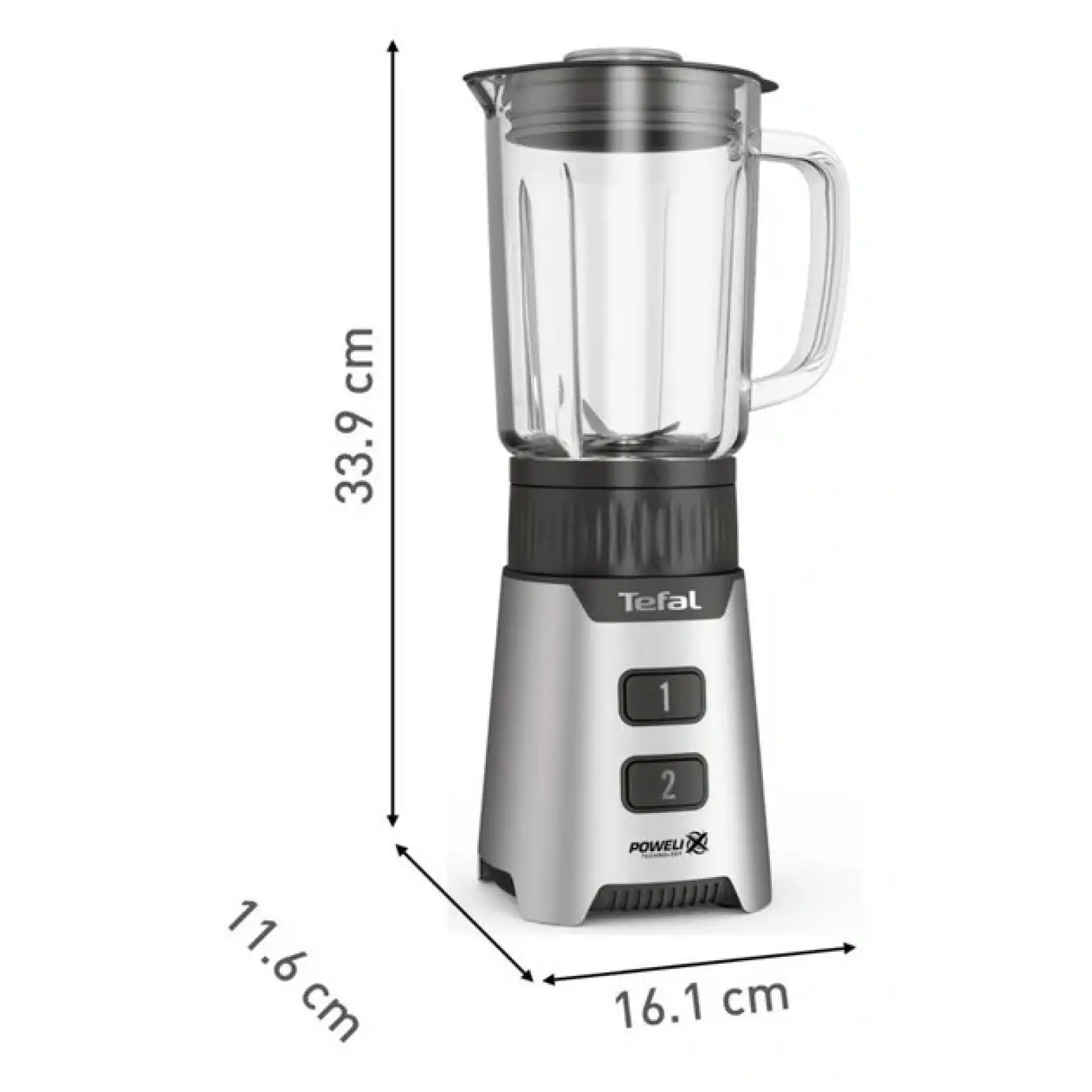 Блендер Tefal Minimix Glass BL16GE30 UA