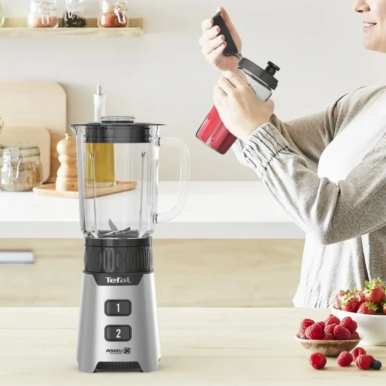 Блендер Tefal Minimix Glass BL16GE30 UA