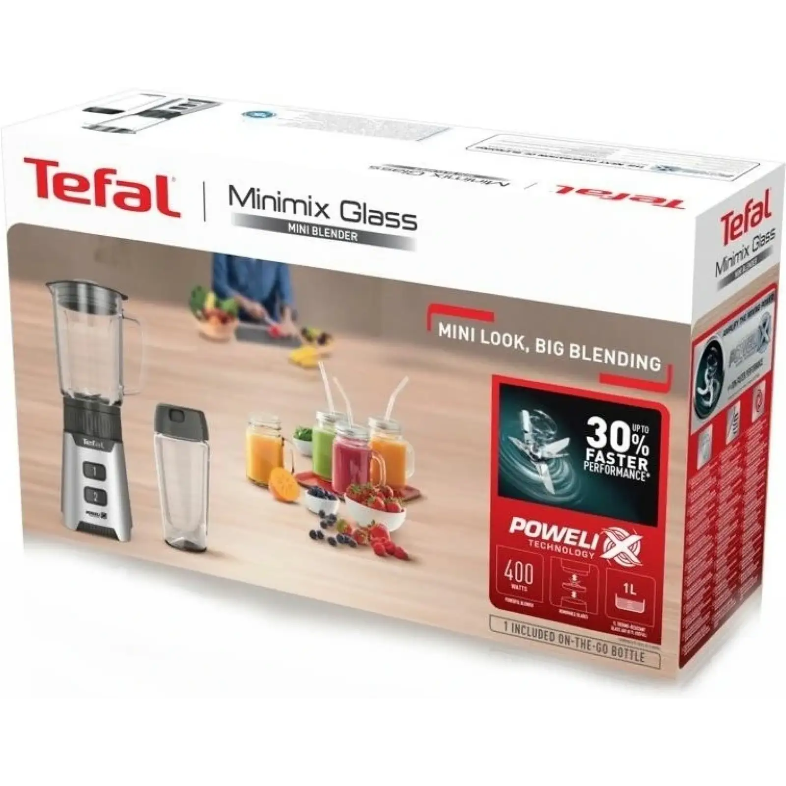 Блендер Tefal Minimix Glass BL16GE30 UA