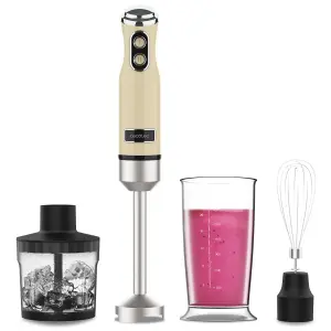 Погружной блендер CECOTEC Power Retro 1200MAX Cream&Crush Yellow (CCTC-03941) UA