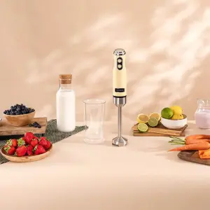 Погружной блендер CECOTEC Power Retro 1200MAX Cream&Crush Yellow (CCTC-03941) UA