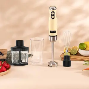 Погружной блендер CECOTEC Power Retro 1200MAX Cream&Crush Yellow (CCTC-03941) UA