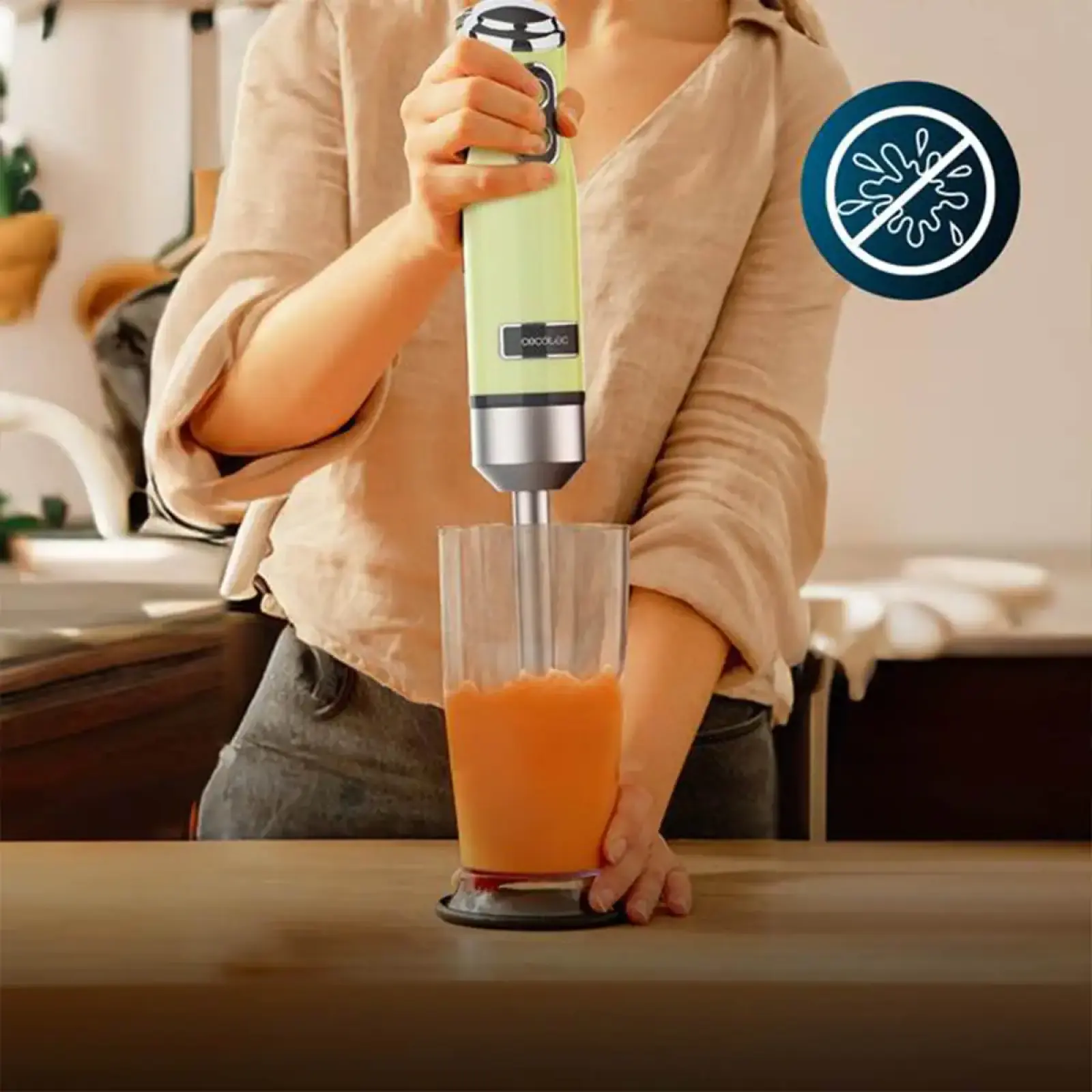 Погружной блендер CECOTEC Power Retro 1200MAX Cream&Crush Green (CCTC-03946) UA