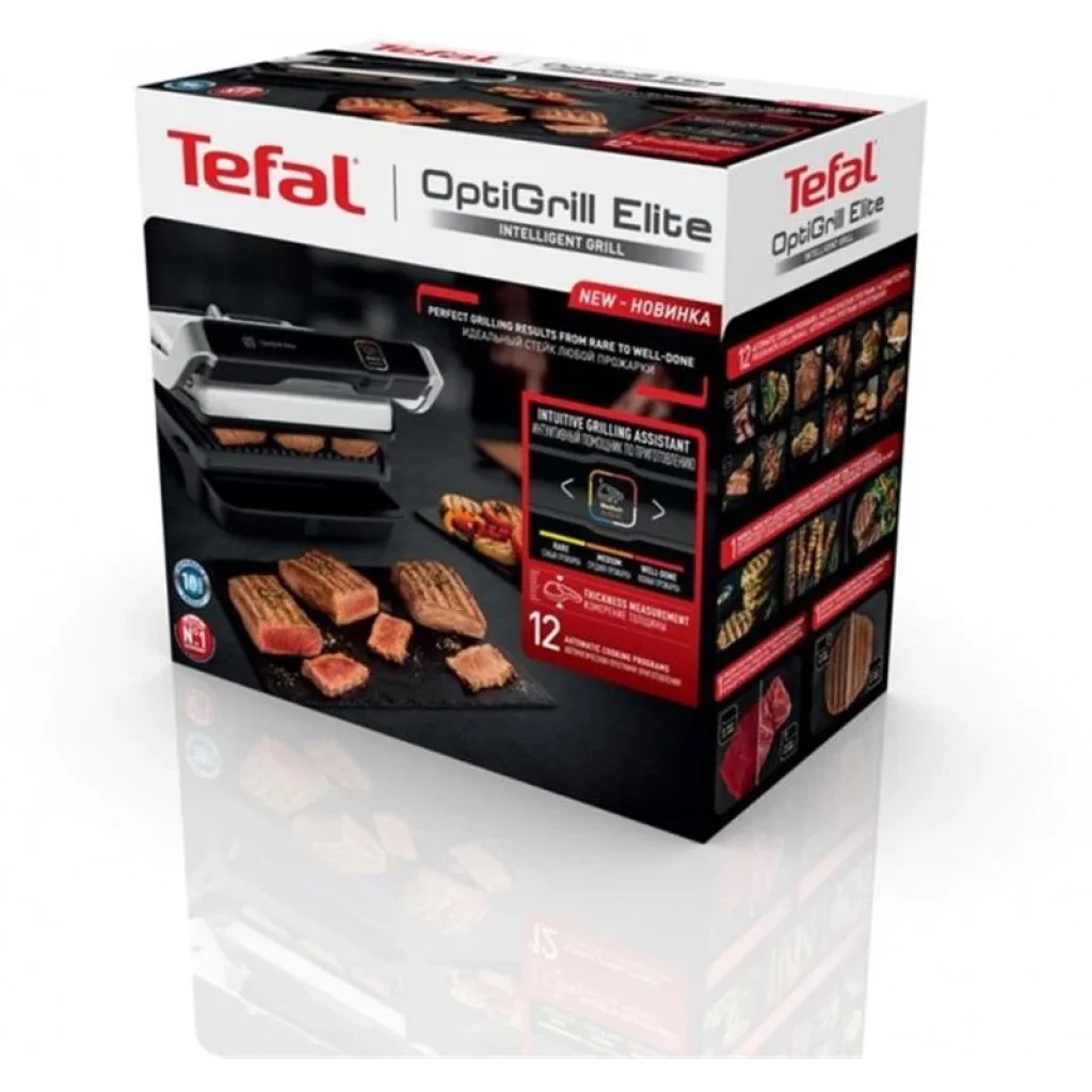 Гриль Tefal OptiGrill Elite GC750D, GC750D30 UA