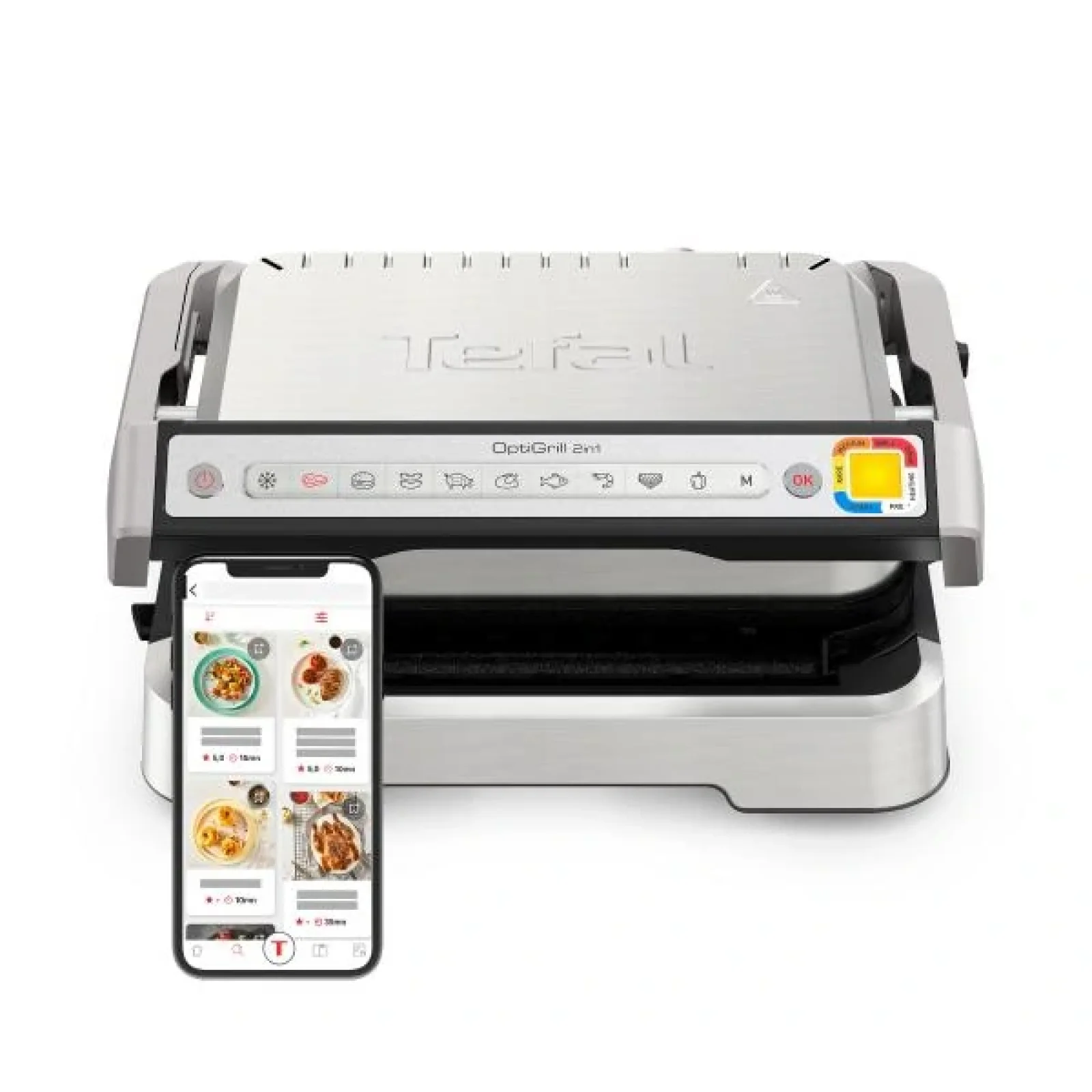 Электрогриль прижимной Tefal OptiGrill 2in1 GC772D30 UA