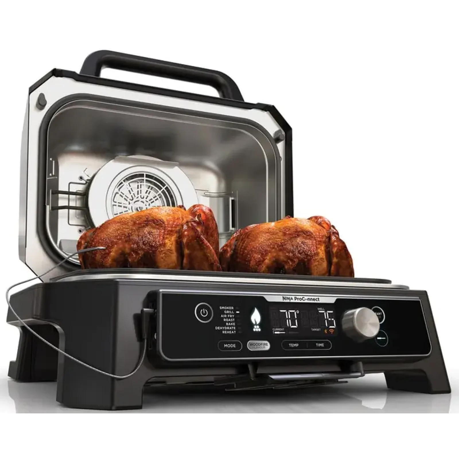 Гриль-барбекю Ninja Woodfire Pro Connect XL OG901EU UA