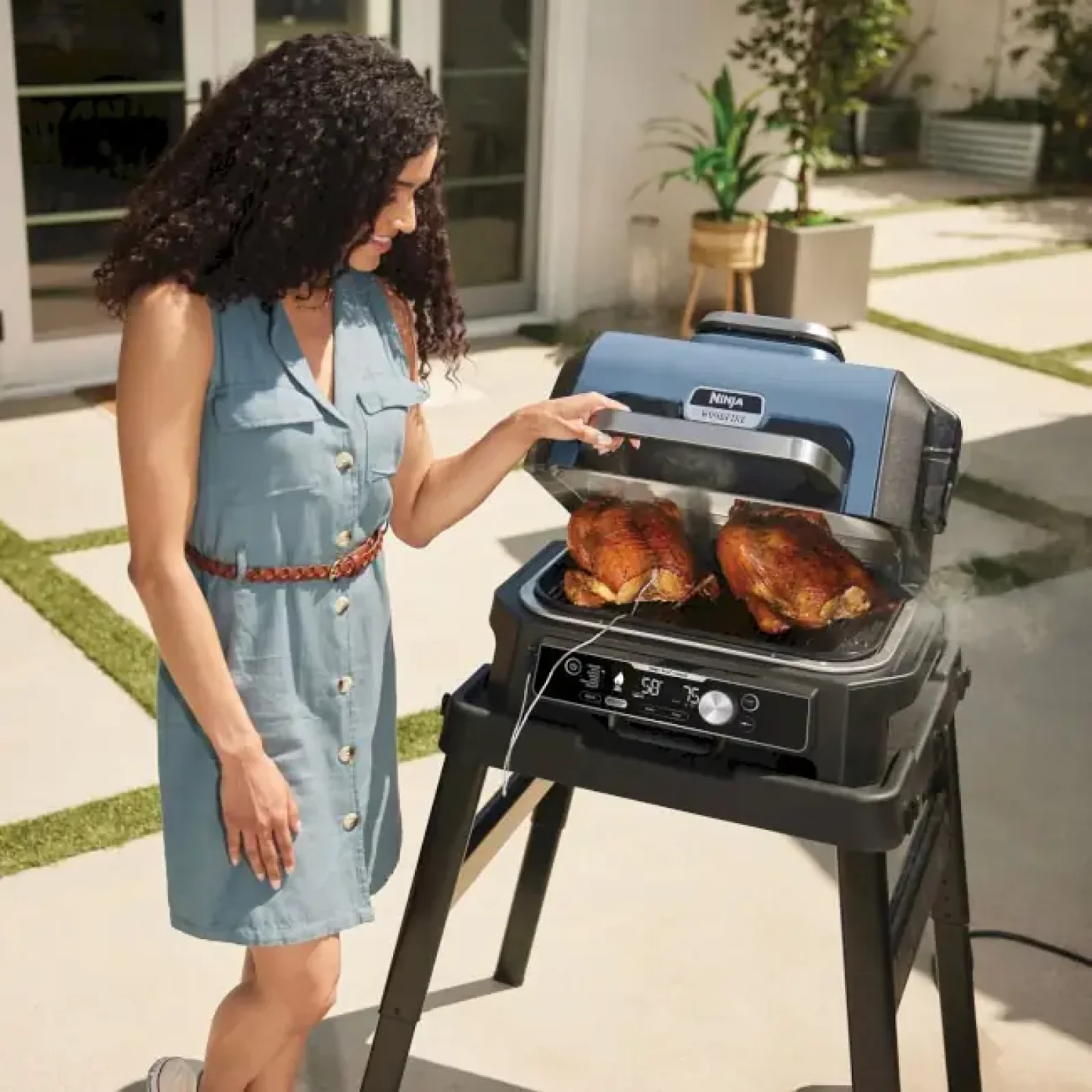 Гриль-барбекю Ninja Woodfire Pro Connect XL OG901EU UA