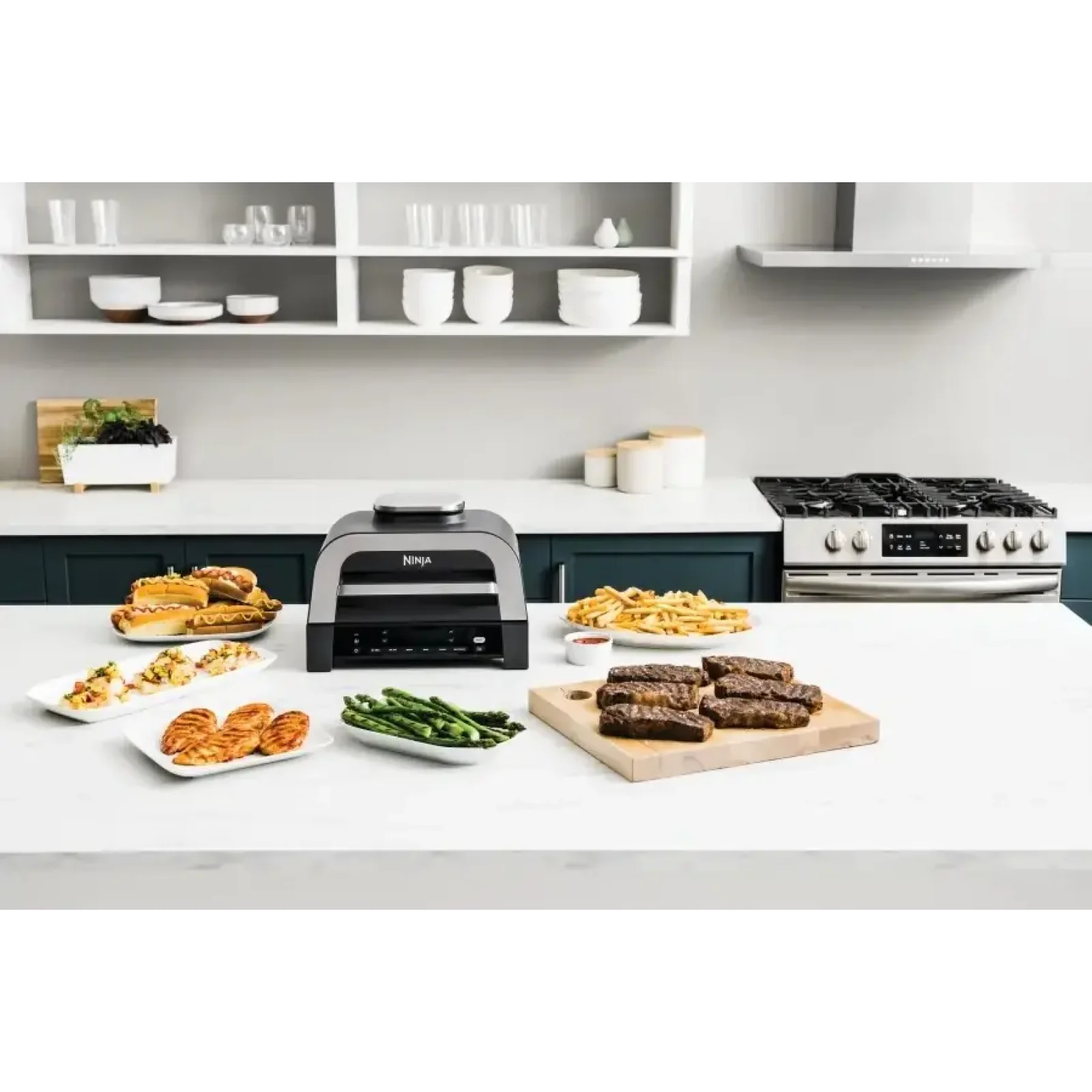 Гриль Ninja Foodi MAX Air Grill & Air Fryer с Сooking probe DG551EU UA