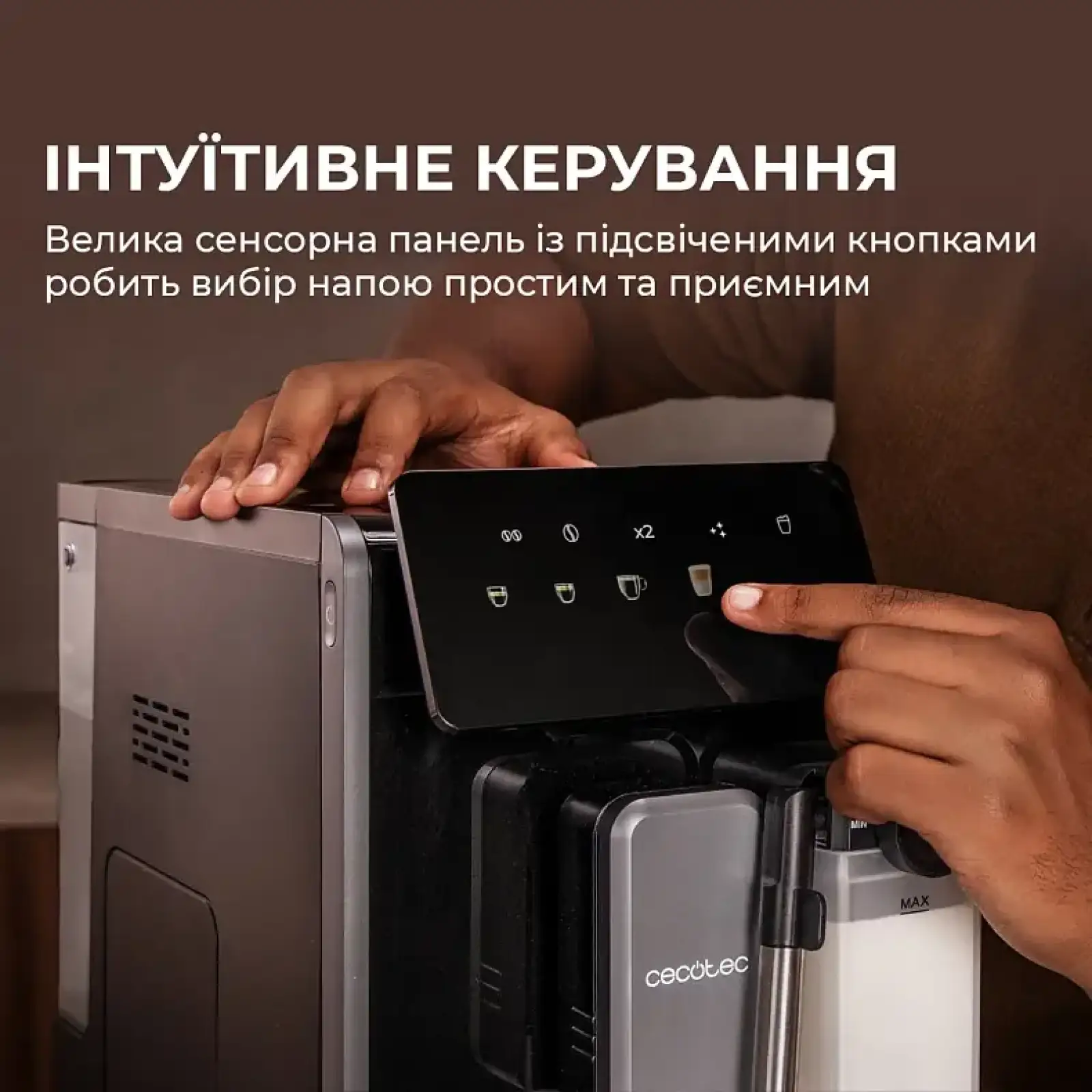 Кавомашина Cecotec Cremmaet Lungo Latte (A01 EU01 102810) UA