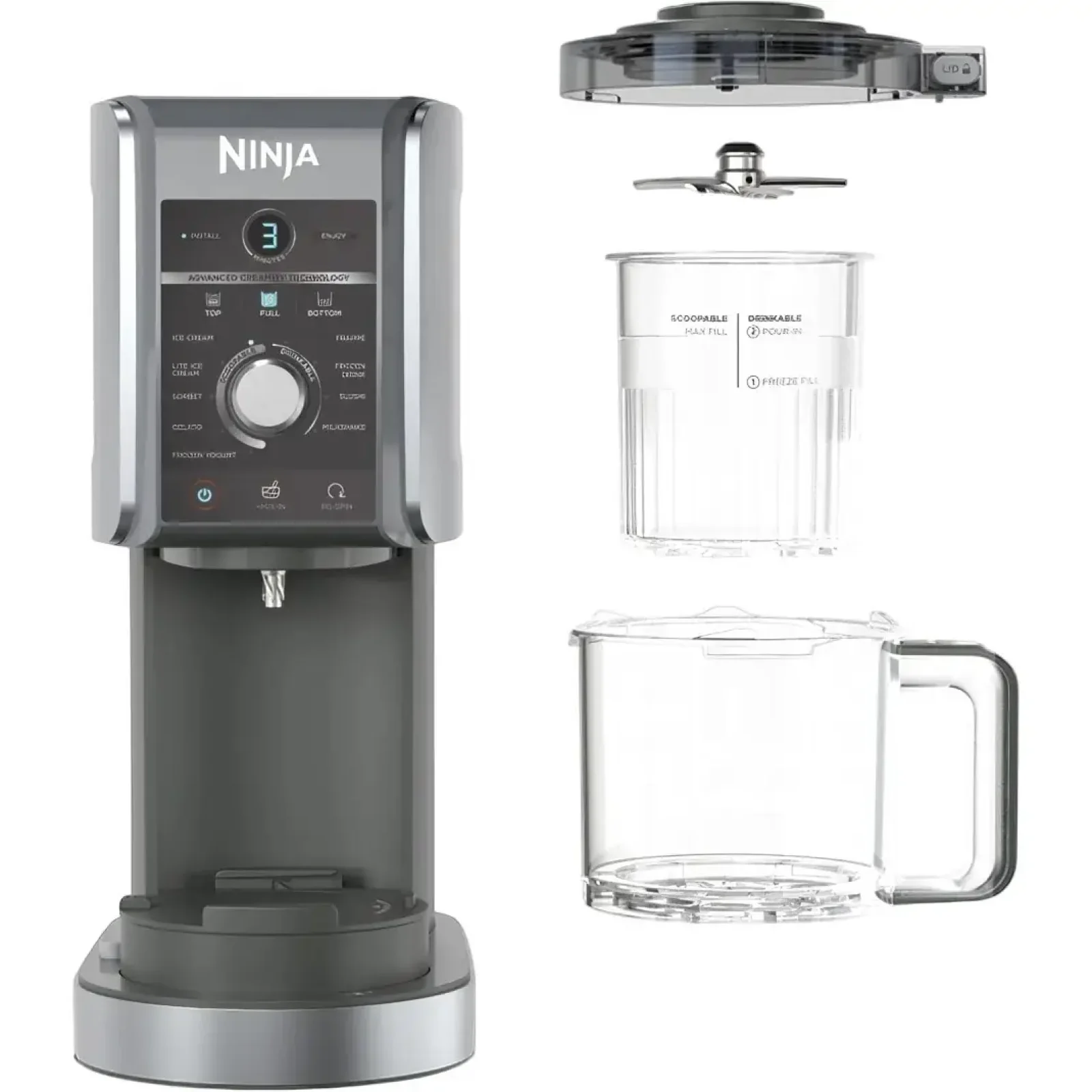 Мороженица Ninja Creami Deluxe 10 in 1 NC501EU UA