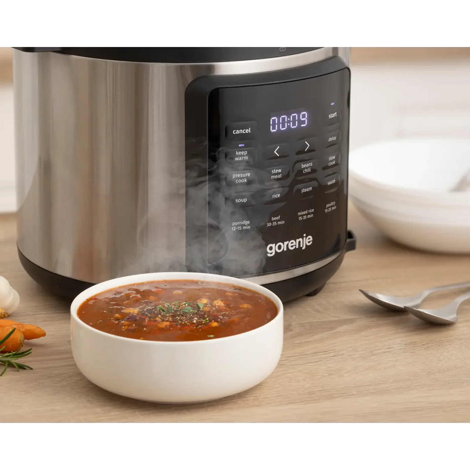 Мультиварка-скороварка Gorenje GMC6SBK UA