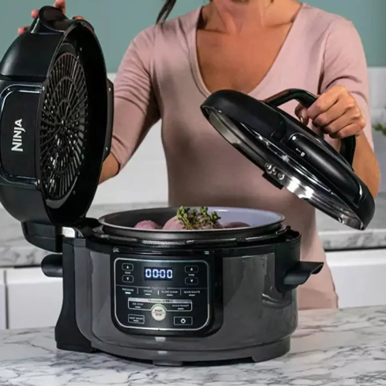 Мультиварка Ninja Foodi Mini 6-in-1 Multi-Cooker OP100EU UA