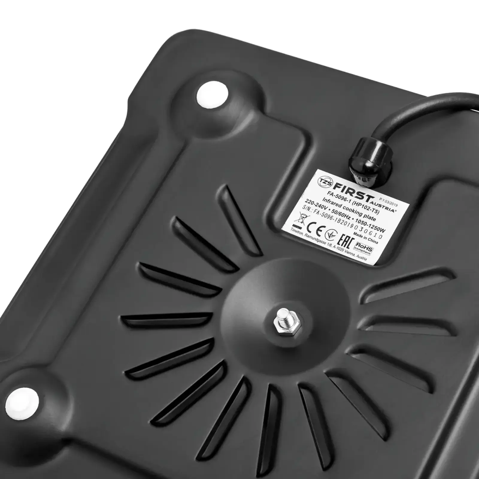 Настільна плита First FA-5096-1 UA