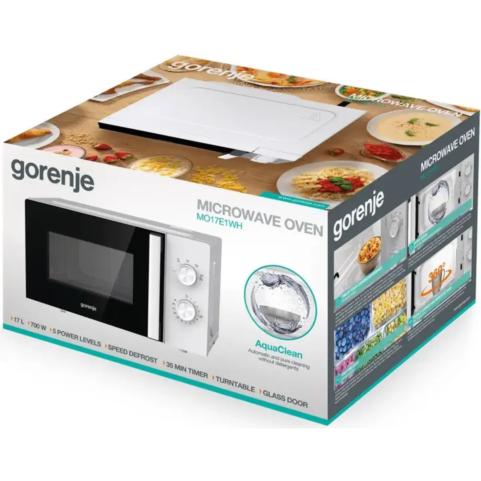 Мікрохвильова піч Gorenje MO17E1WH UA