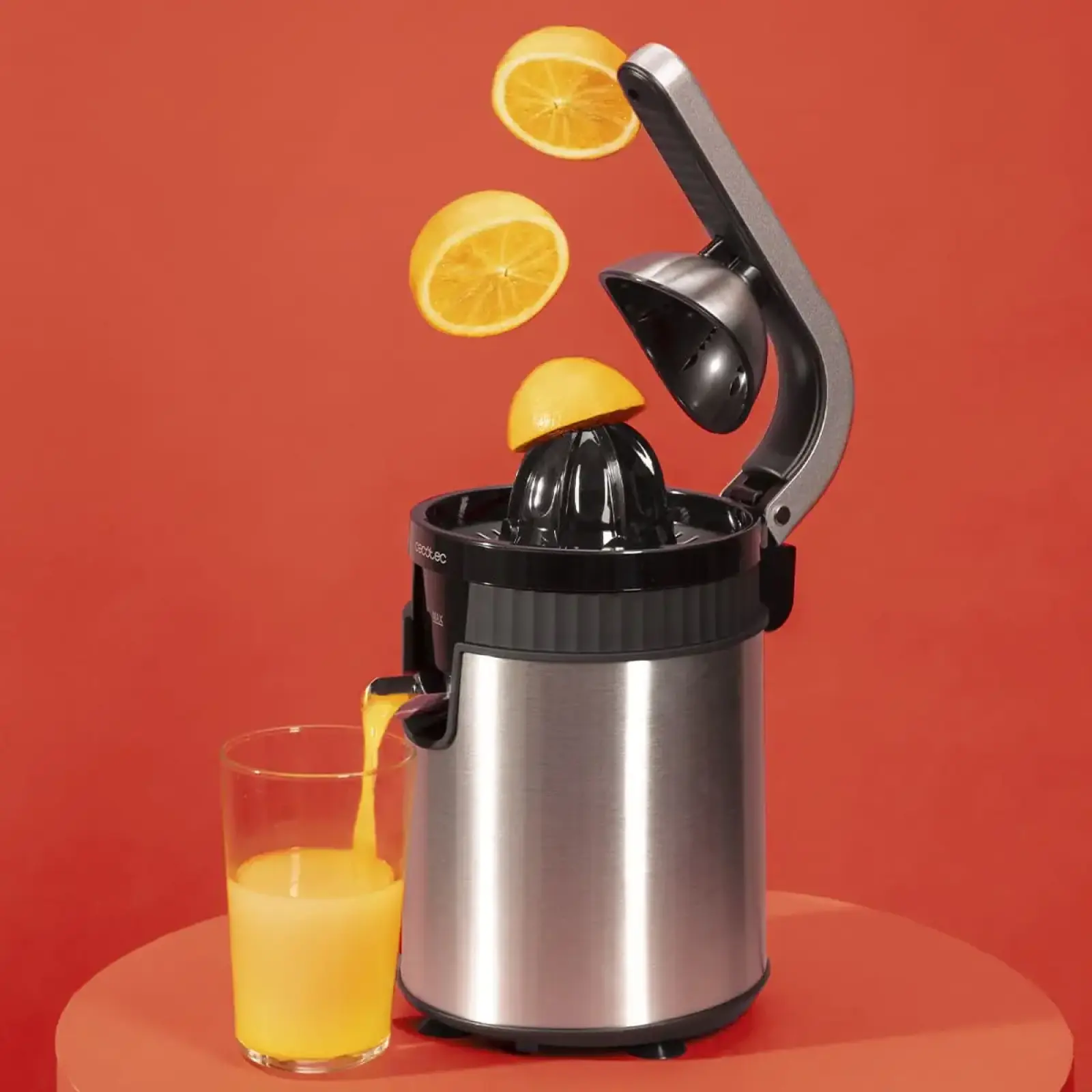 Соковыжималка для цитрусовых (цитрус-пресс) CECOTEC Xqueeze RetroJuice 600 Steel (CCTC-03363) UA