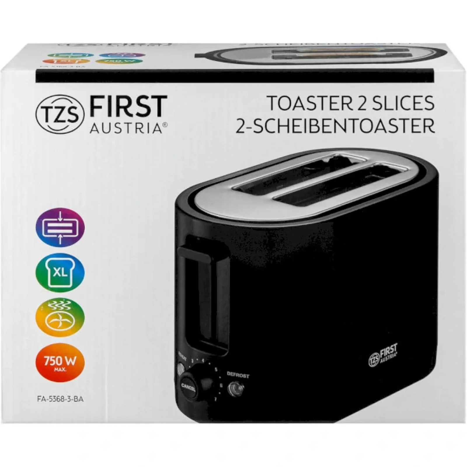 Тостер First FA-5368-3-BA UA