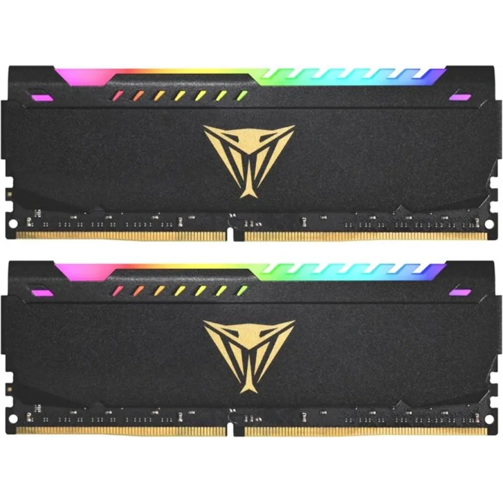Модуль пам'яті DDR4 2x32GB/3600 Patriot Viper Steel RGB Black (PVSR464G360C0K) UA