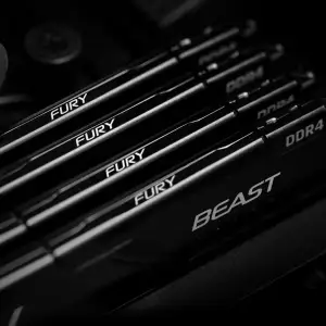 Оперативная память DDR4 4x16GB/3200 Kingston Fury Beast Black (KF432C16BBK4/64) UA