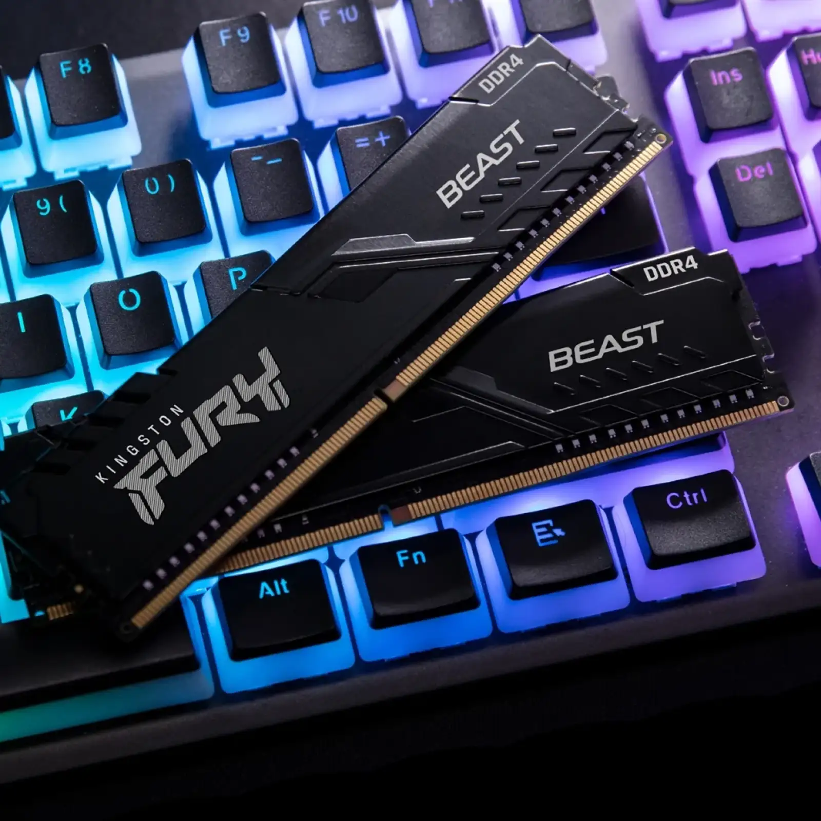 Оперативная память DDR4 4x16GB/3200 Kingston Fury Beast Black (KF432C16BBK4/64) UA