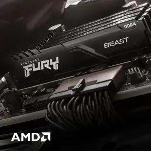 Оперативная память DDR4 4x32GB/3200 Kingston Fury Beast Black (KF432C16BBK4/128) UA