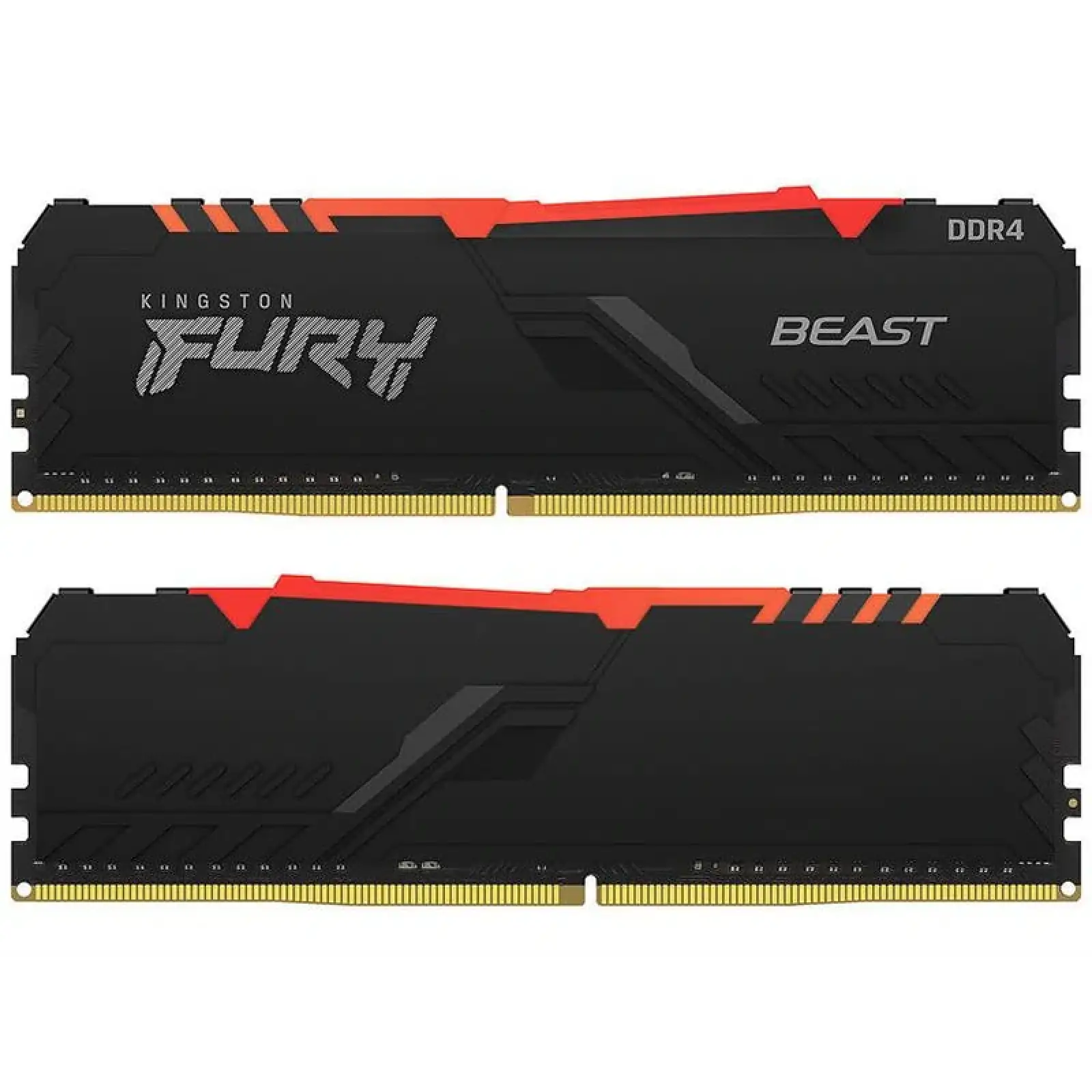 Оперативна пам'ять DDR4 2x16GB/3600 Kingston Fury Beast RGB Black (KF436C18BBAK2/32) UA