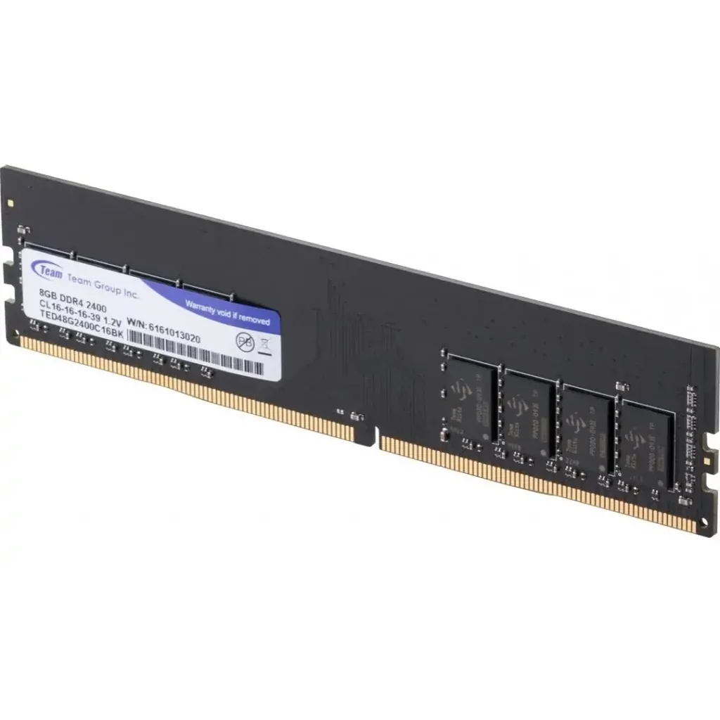 Модуль памяти DDR4 8GB/2400 Team Elite (TED48G2400C1601) UA