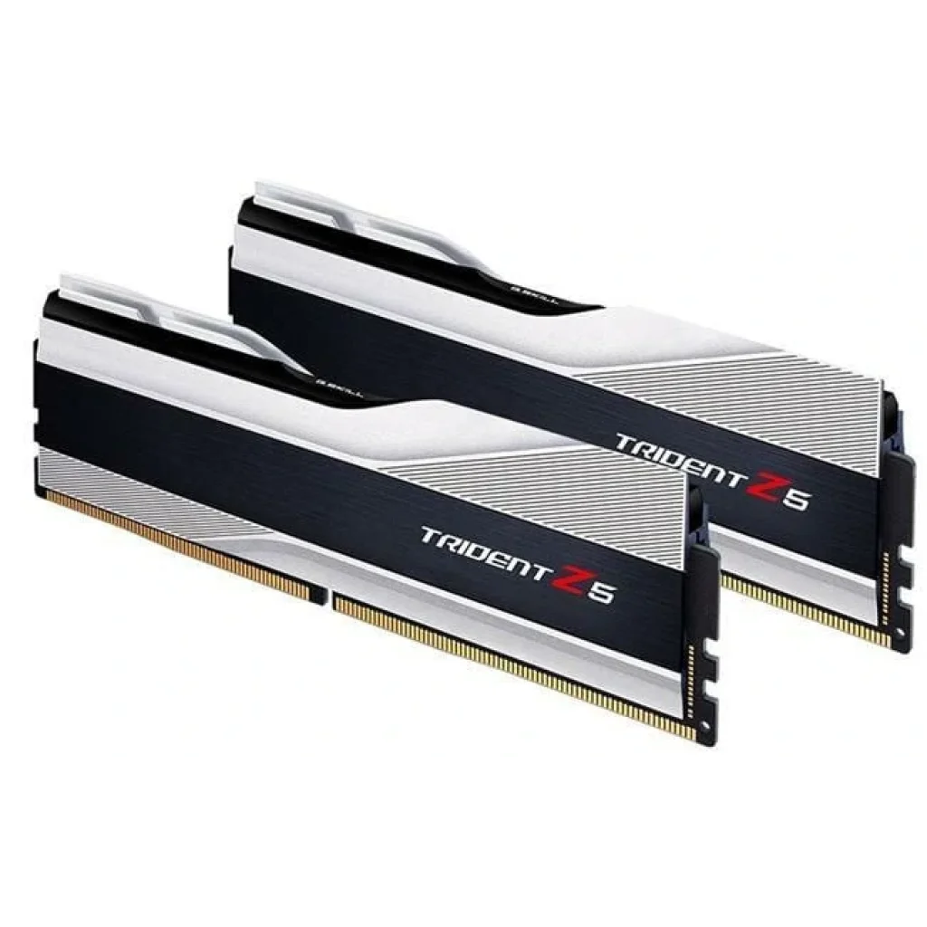 Модуль пам'яті DDR5 2x16GB/5600 G.Skill Trident Z5 Silver (F5-5600J4040C16GX2-TZ5S) UA