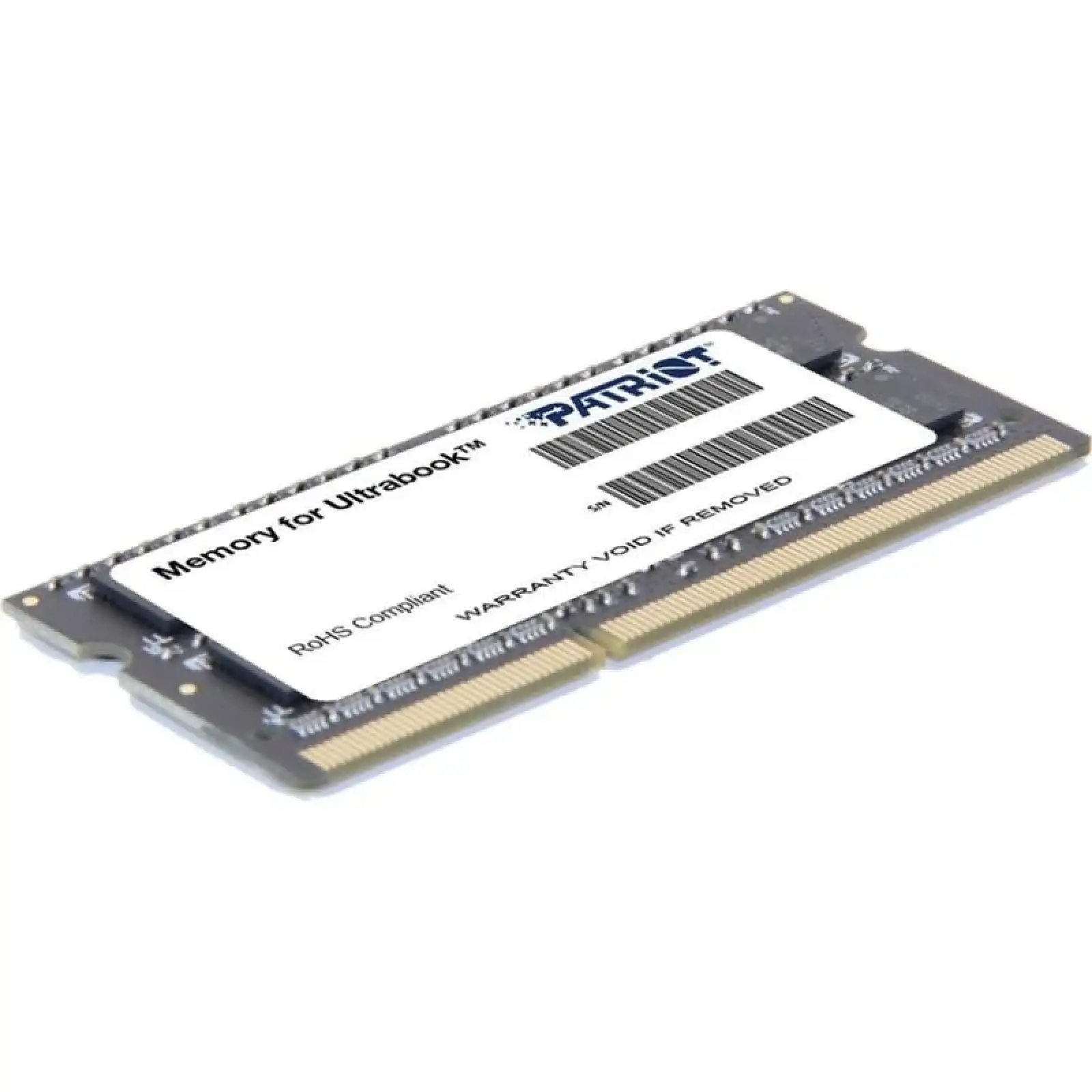 Оперативна пам'ять SO-DIMM 4GB/1600 DDR3 1.35В Patriot Signature Line (PSD34G1600L2S) UA